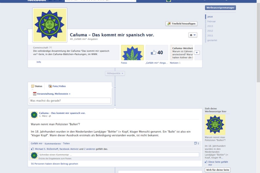 Facebook-Page / Canuma