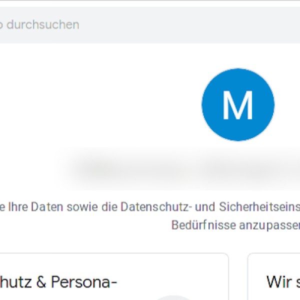 Voreinstellungen eines Google-Accounts ändern